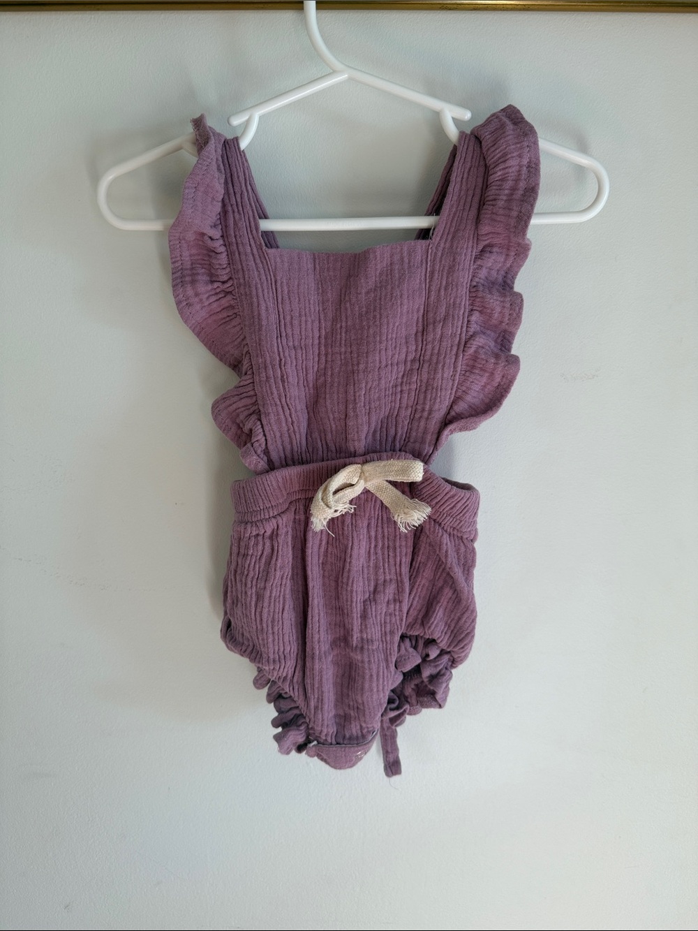 Mauve 12-18m (size 80) romper